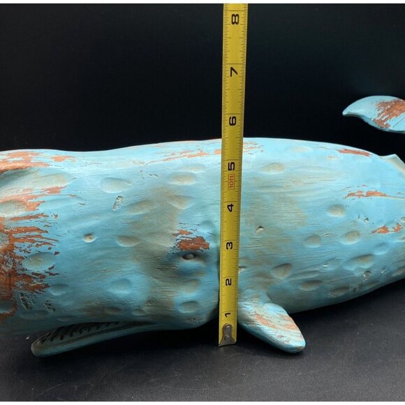 Sperm Whale Figurine Sculpture 18" Don Mechanic Enterprises - Picture 10 of 14
